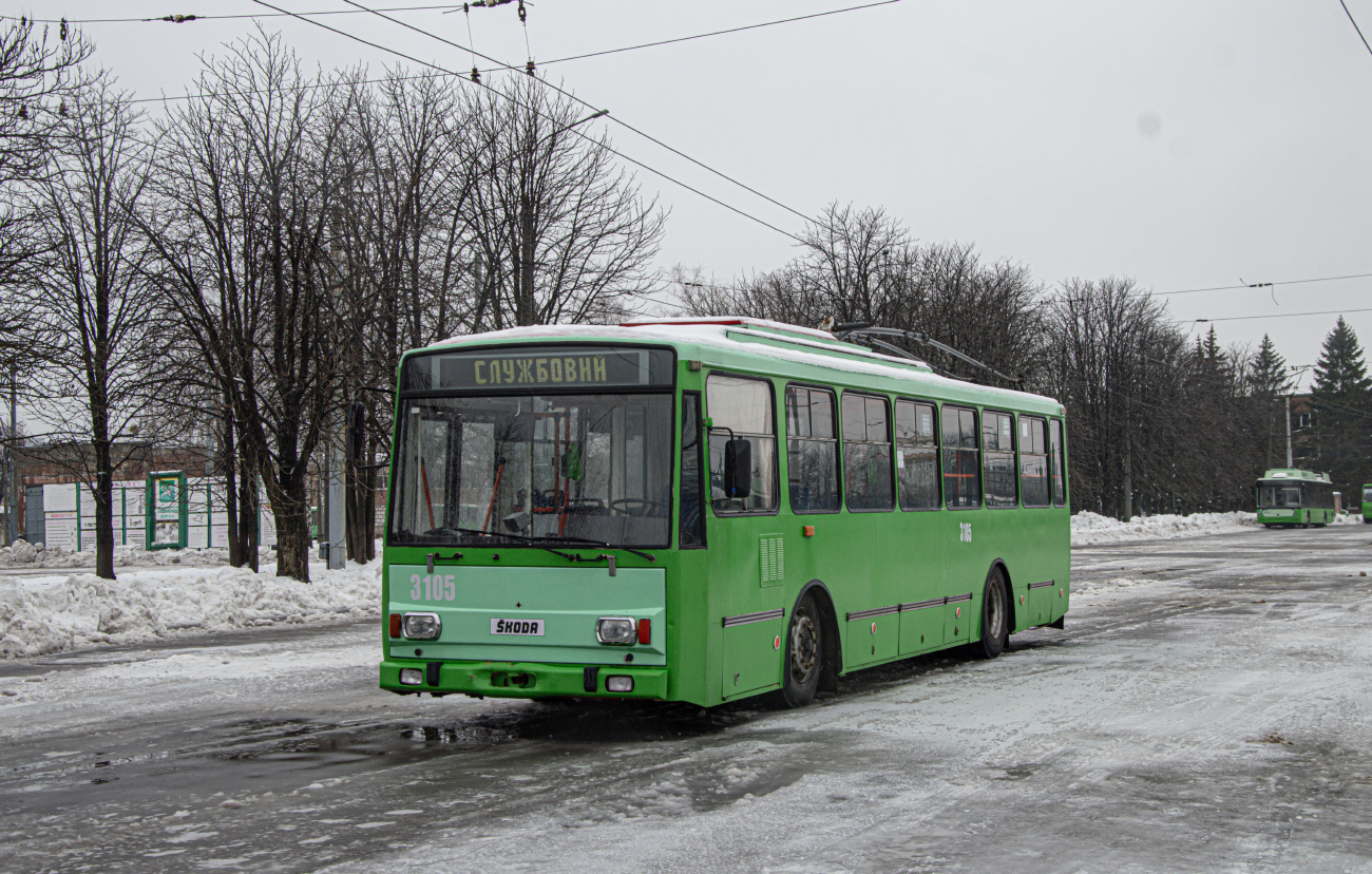 Харьков, Škoda 14Tr17/6M № 3105