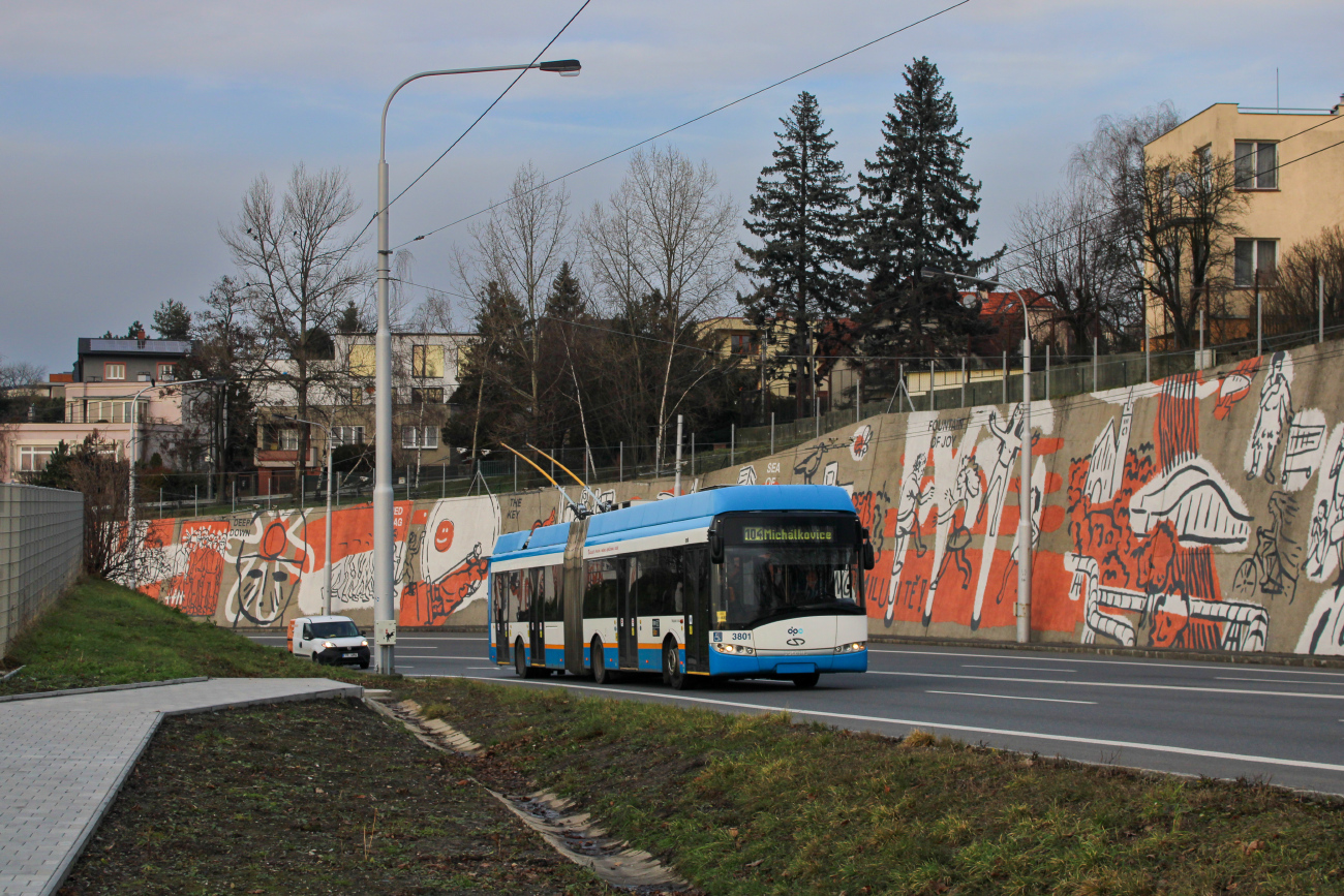 Острава, Solaris Trollino III 18 AC № 3801 Острава, Solaris Trollino III 18 AC № 3801