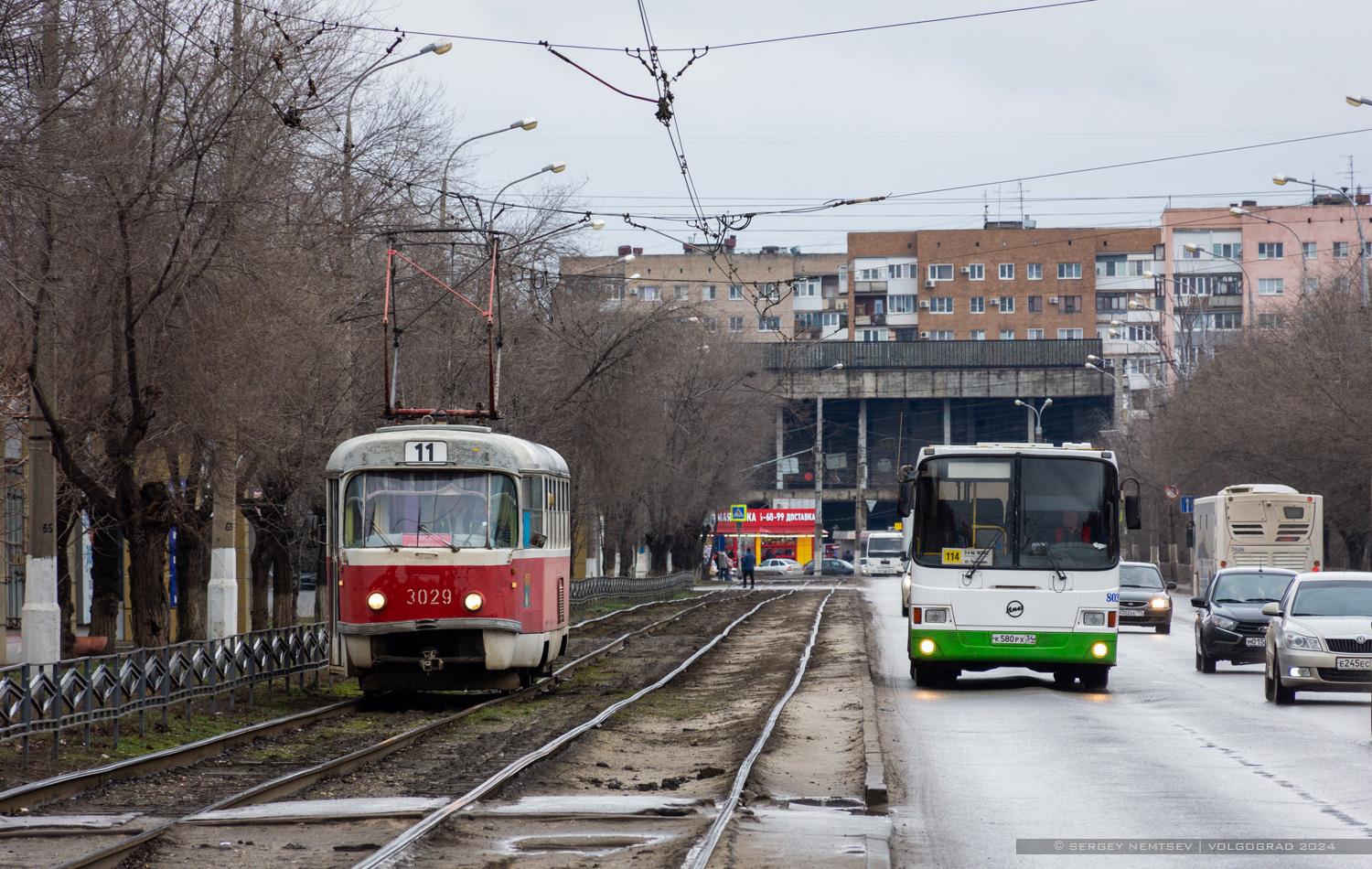 Volgograd, Tatra T3SU (2-door) Br. 3029