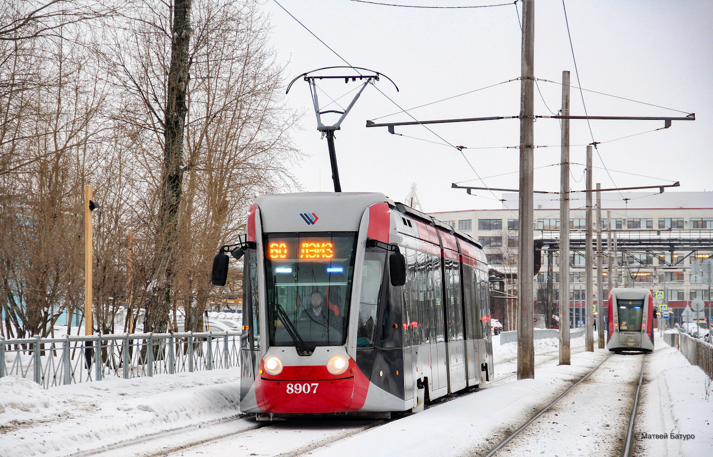 Санкт-Петербург, 71-801 (Alstom Citadis 301 CIS) № 8907