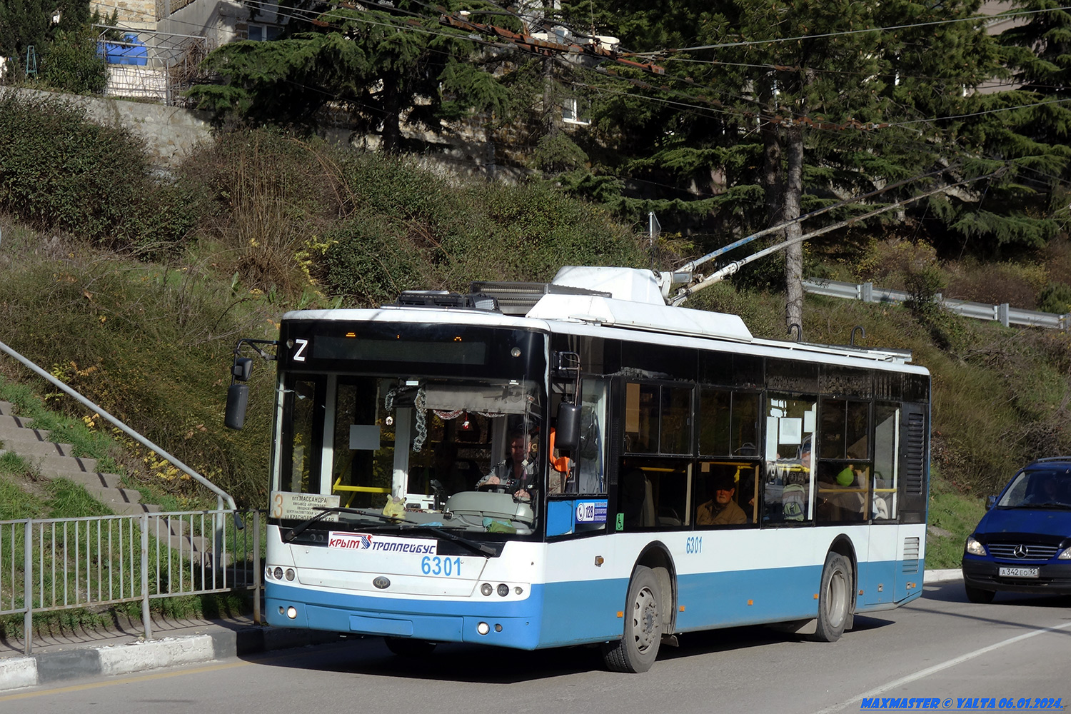 Крымский троллейбус, Богдан Т60111 № 6301