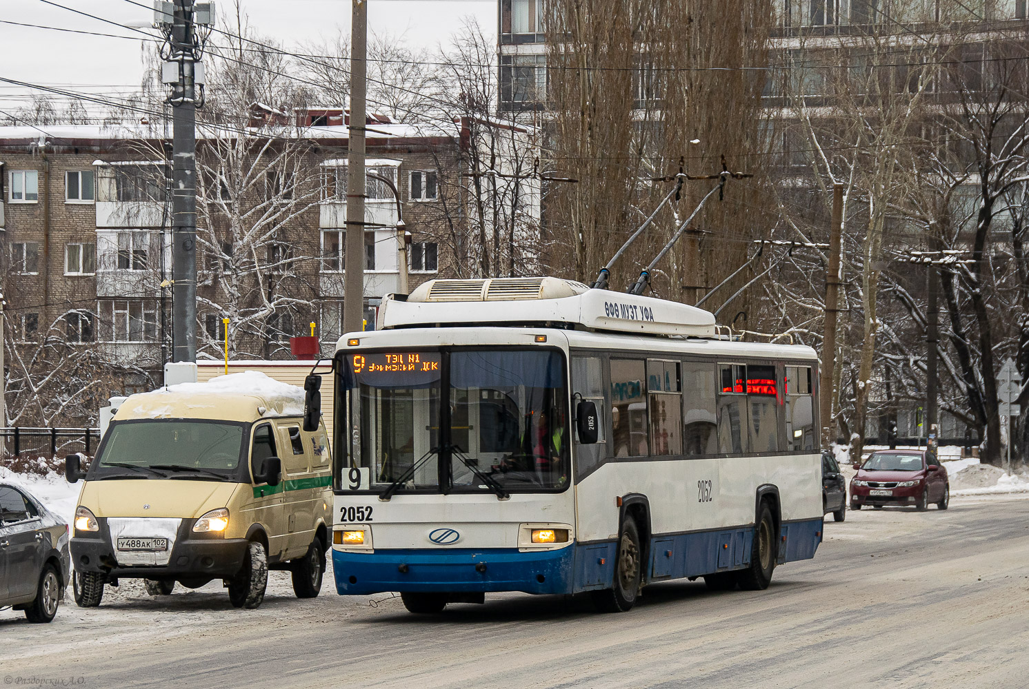 Уфа, БТЗ-52767 № 2052 Уфа, БТЗ-52767 № 2052