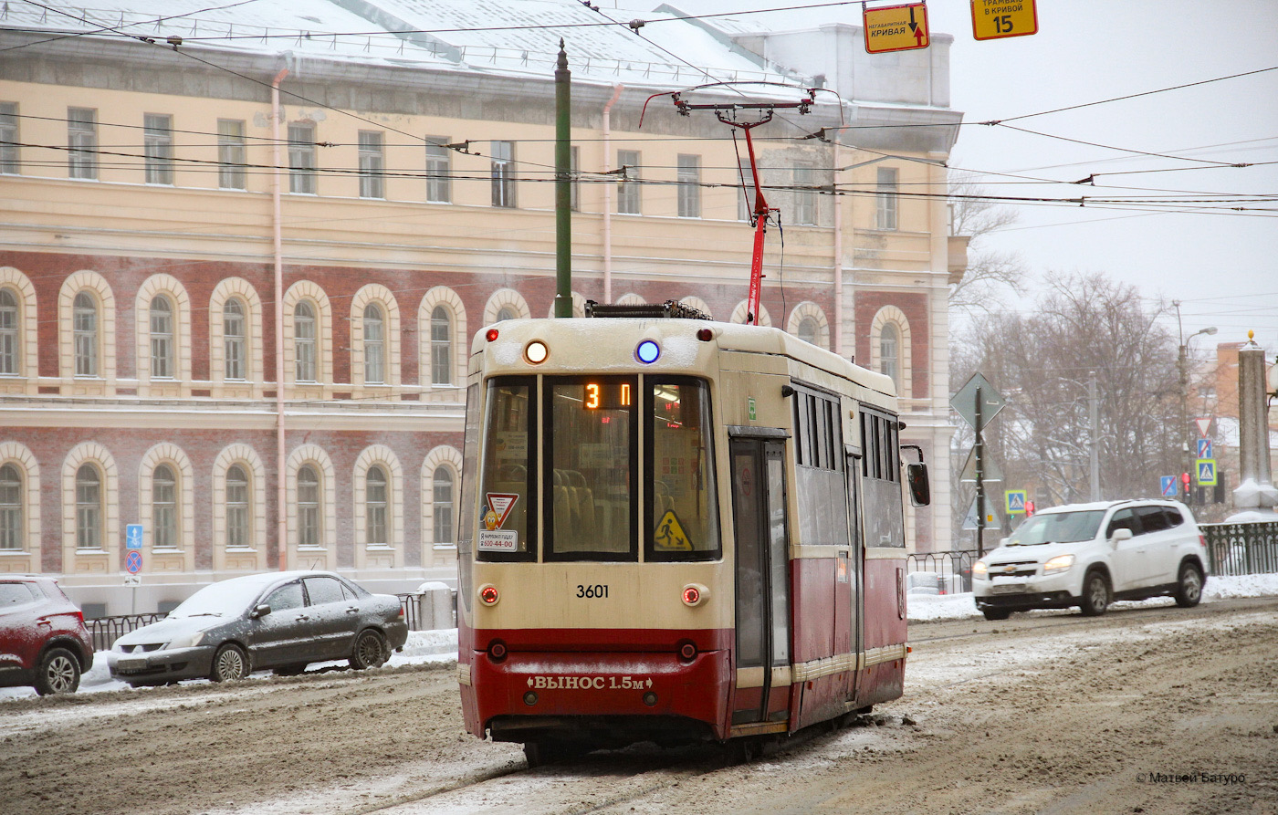 Санкт-Петербург, ЛМ-68М2 (мод. СПб ГЭТ) № 3601