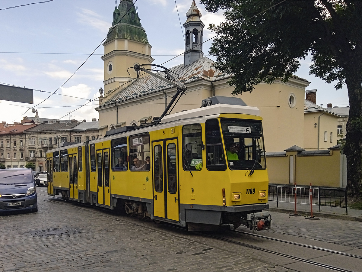 Львов, Tatra KT4DM № 1189