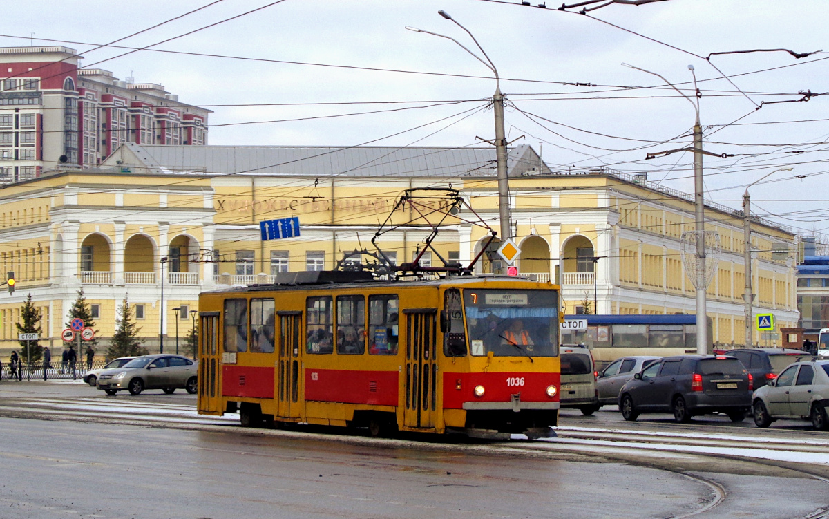 Барнаул, Tatra T6B5SU № 1036