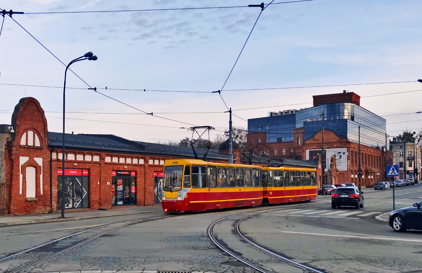 Лодзь, Konstal 805NaND № 1608