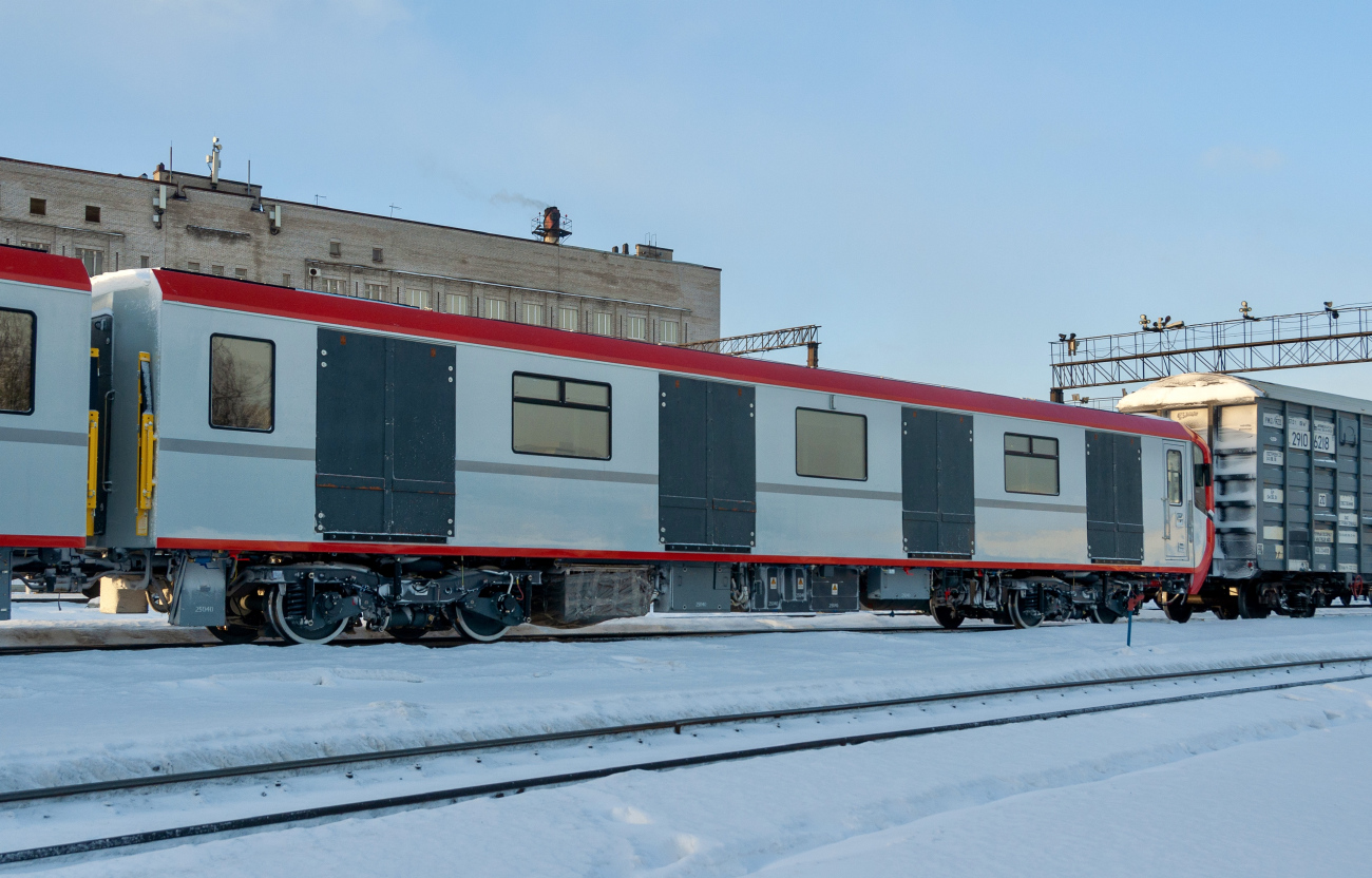 Санкт-Петербург, 81-725.1  «Балтиец» (ОЭВРЗ) № 25040; Санкт-Петербург — Метрополитен — Перегонка вагонов метро по ж/д