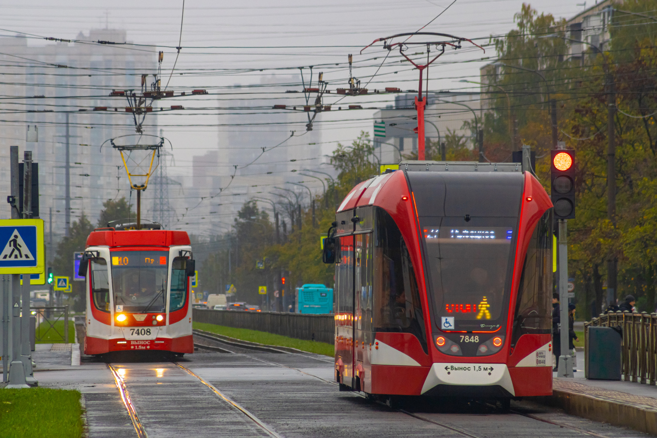 Санкт-Петербург, 71-631-02 № 7408; Санкт-Петербург, 71-923М «Богатырь-М» № 7848