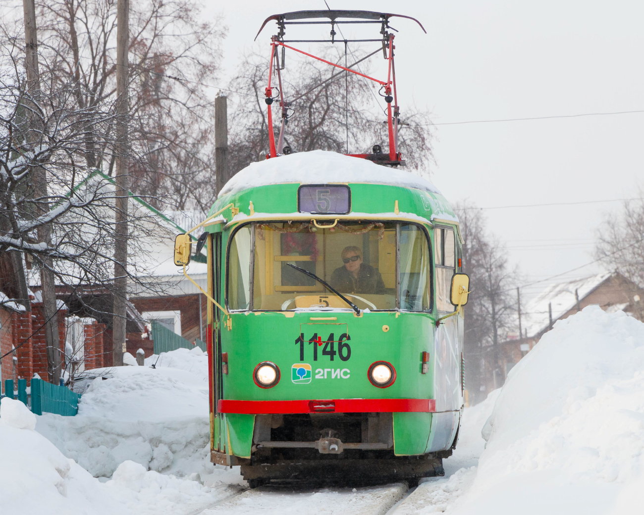 Ижевск, Tatra T3SU (двухдверная) № 1146