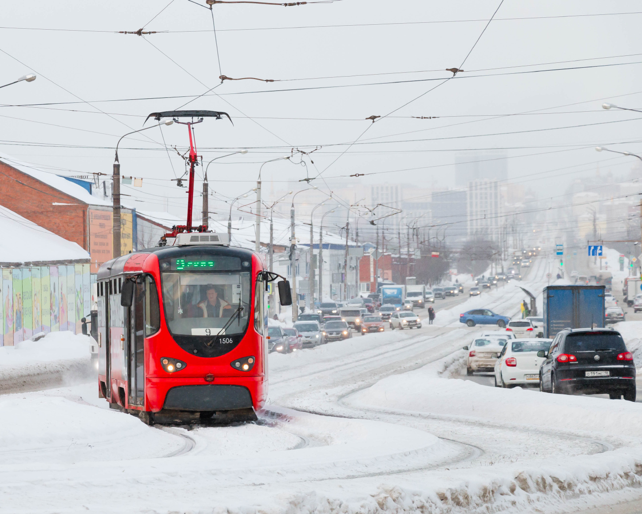 Iżewsk, Tatra T3K “Izh” Nr 1506; Iżewsk — Electric transit lines