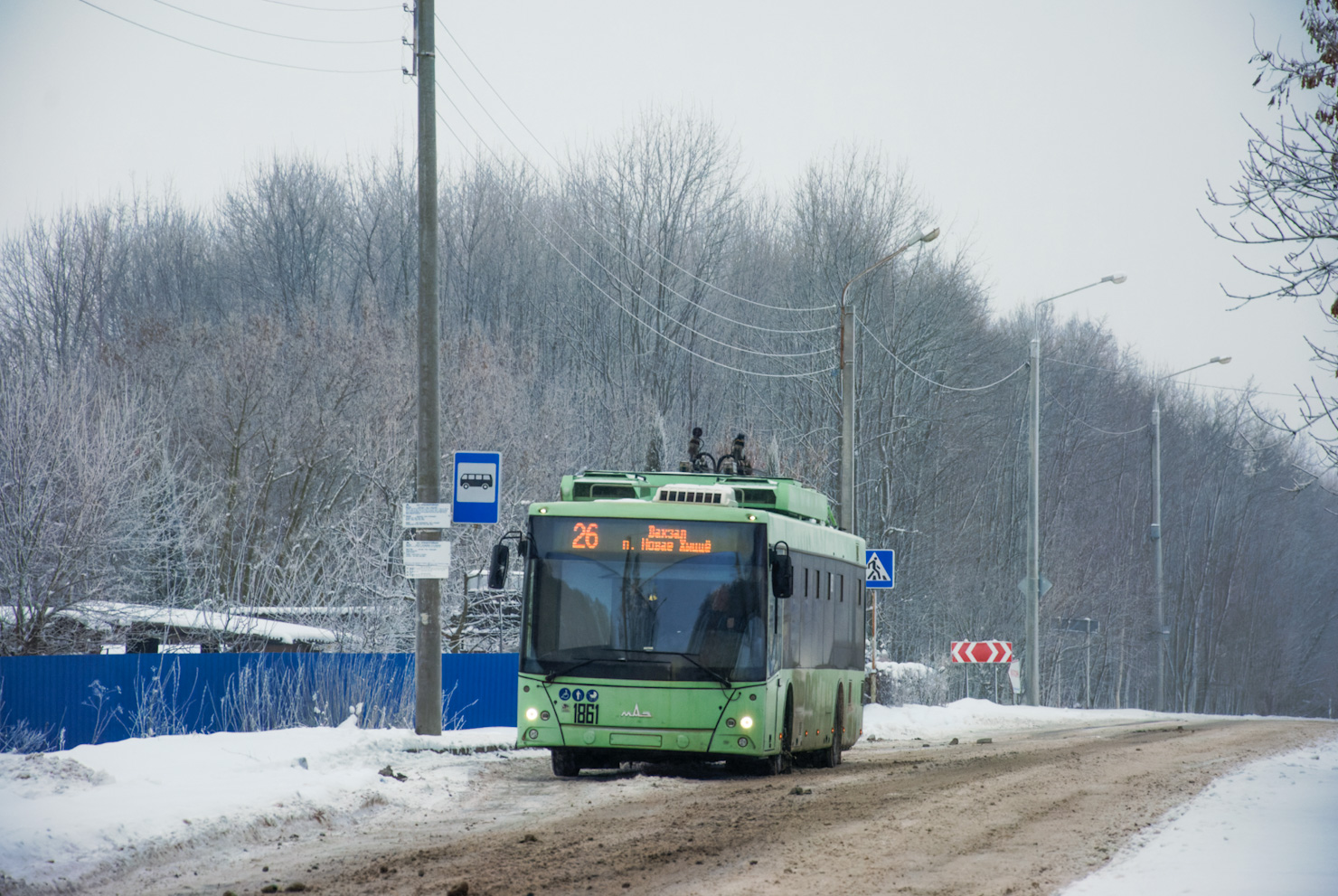 Гомель, МАЗ-203Т70 № 1861; Гомель — Движение на участках с использованием автономного хода
