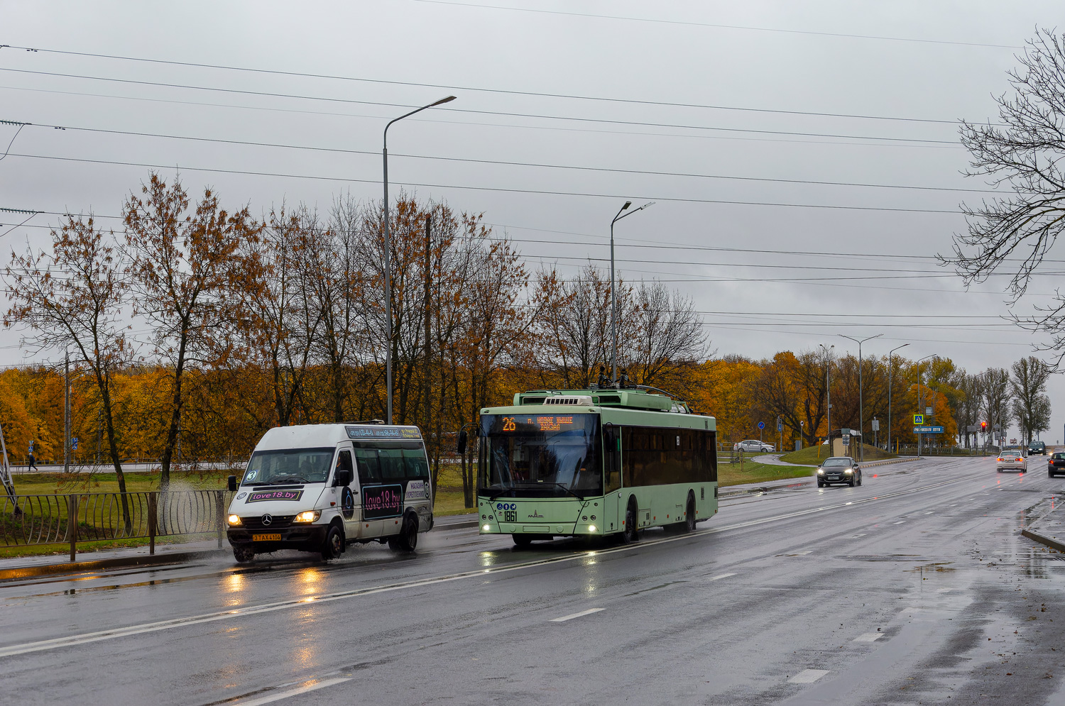 Гомель, МАЗ-203Т70 № 1861; Гомель — Движение на участках с использованием автономного хода