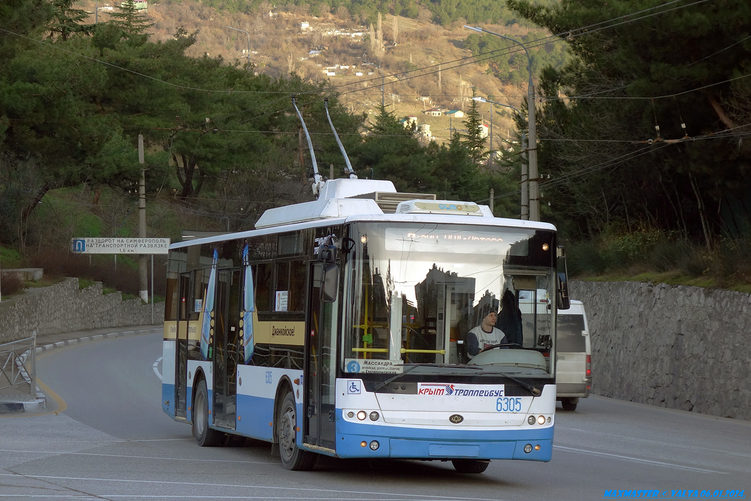 Крымский троллейбус, Богдан Т60111 № 6305