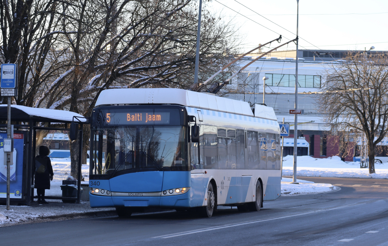 Таллин, Solaris Trollino III 12 AC № 340