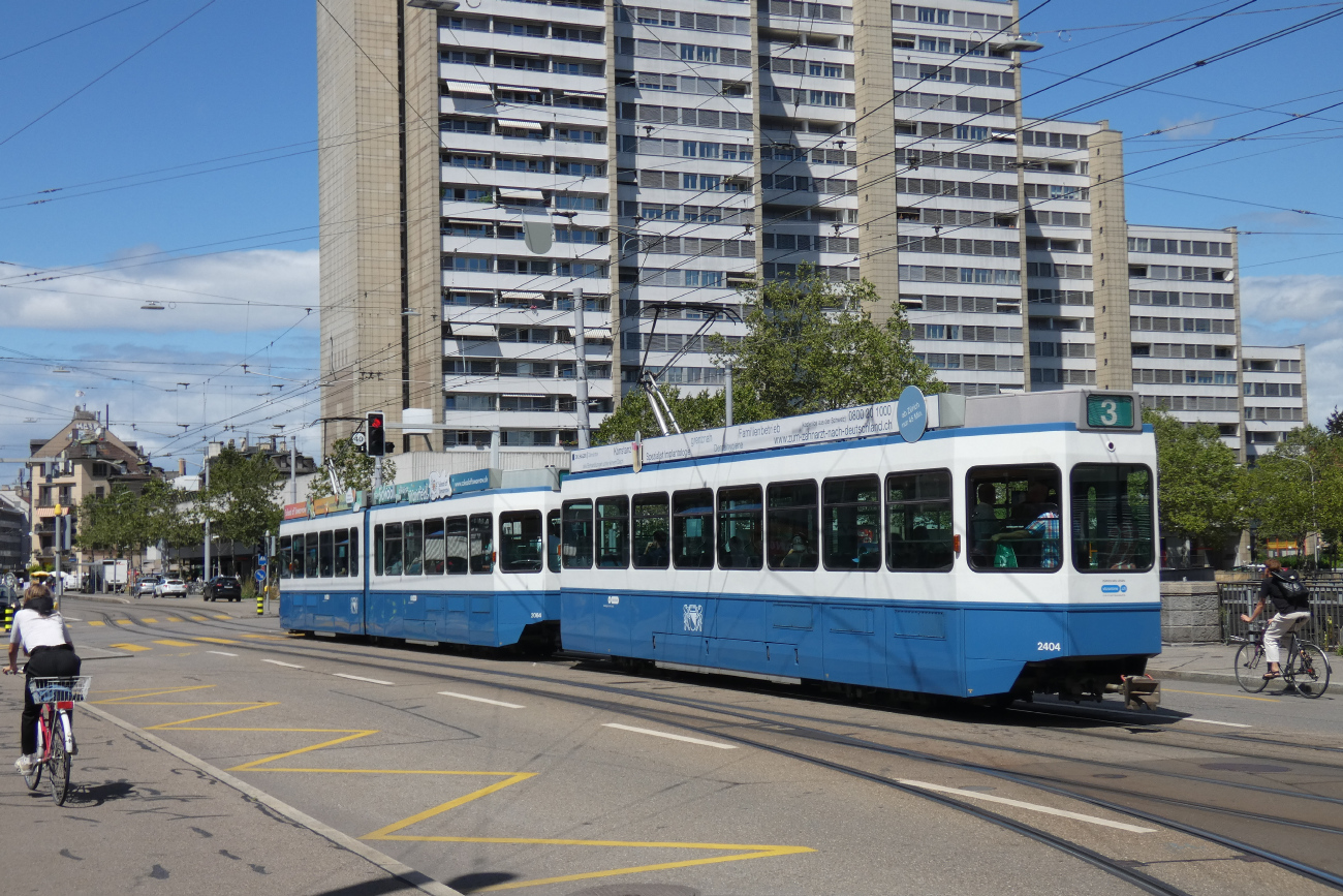 Цюрих, SWP/SIG/BBC Be 2/4 "Tram 2000 Pony" № 2404
