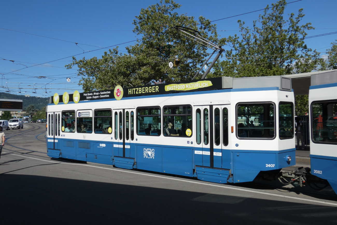 Цюрих, SWP/SIG/BBC Be 2/4 "Tram 2000 Pony" № 2407