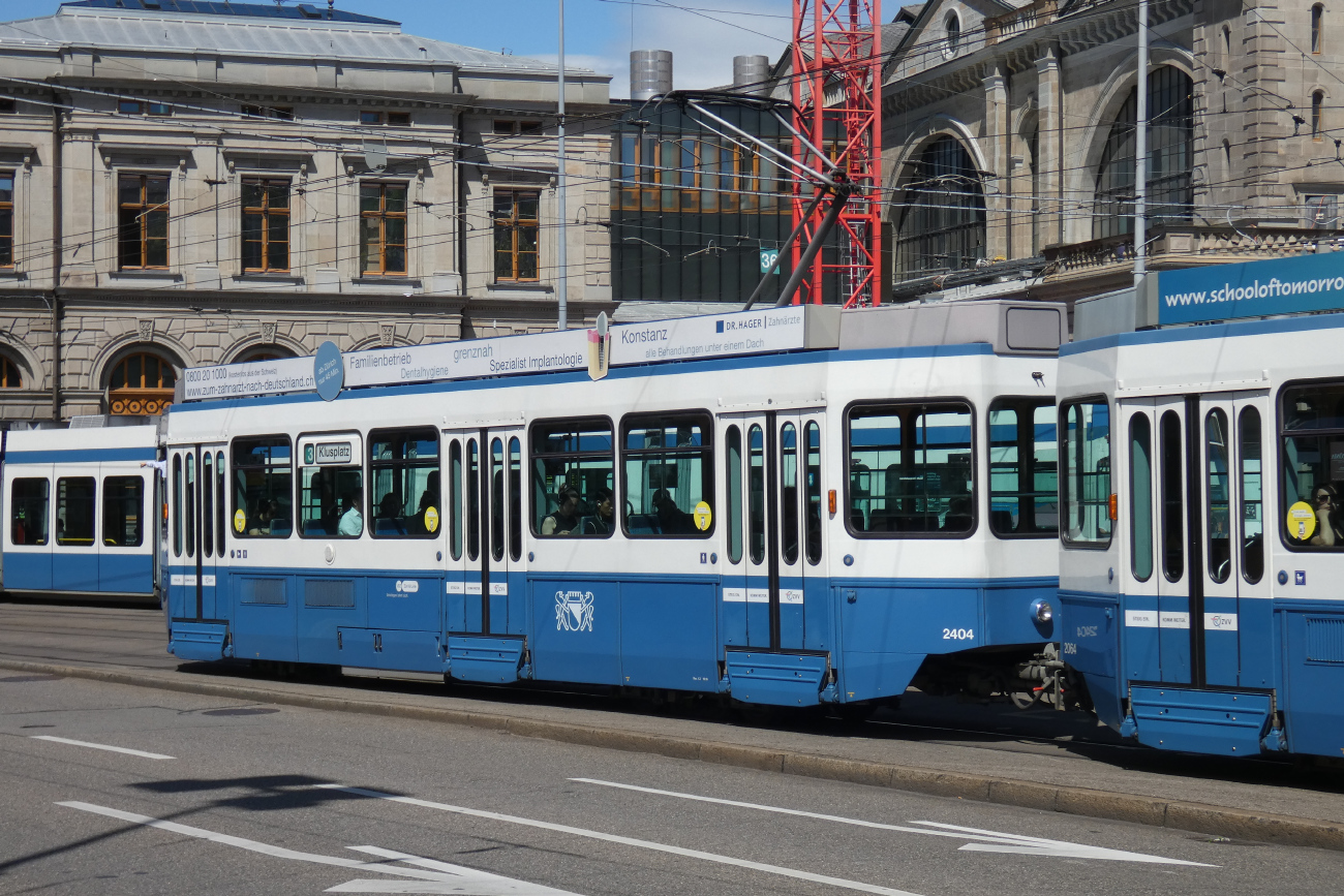 Цюрих, SWP/SIG/BBC Be 2/4 "Tram 2000 Pony" № 2404