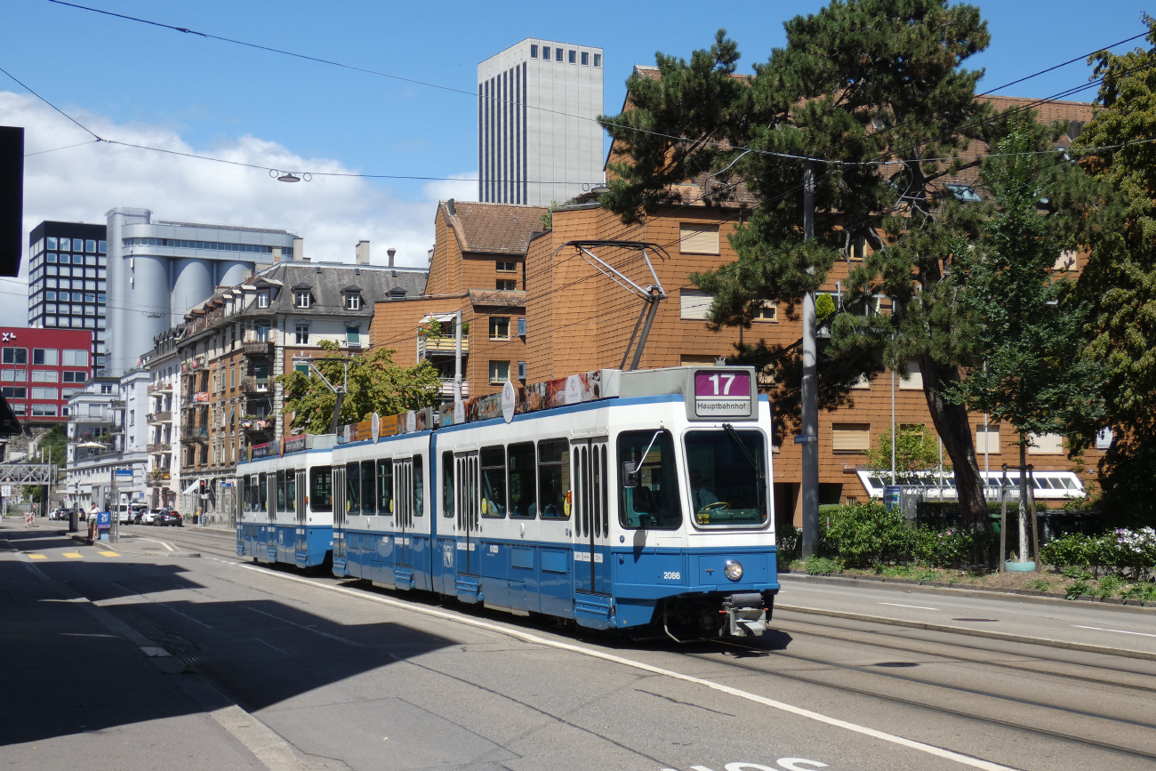 Цюрих, SWP/SIG/BBC Be 4/6 "Tram 2000" № 2086
