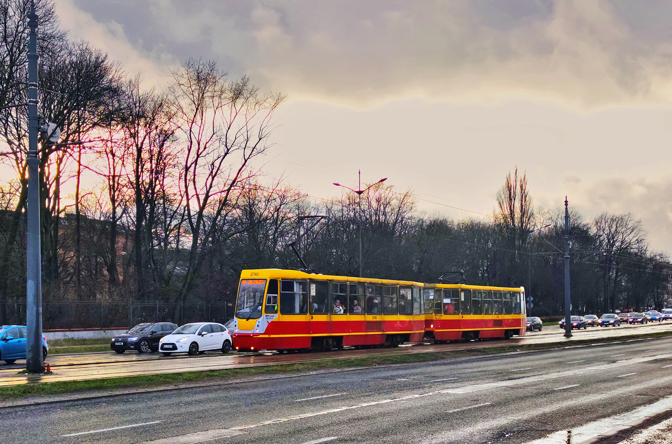 Лодзь, Konstal 805NaND № 2740