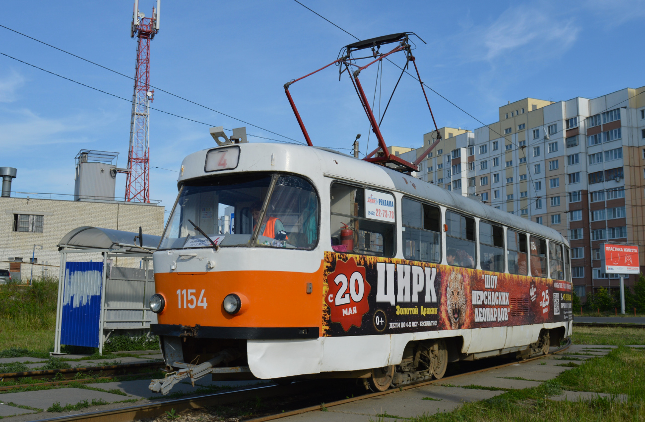 Ульяновск, Tatra T3SU № 1154