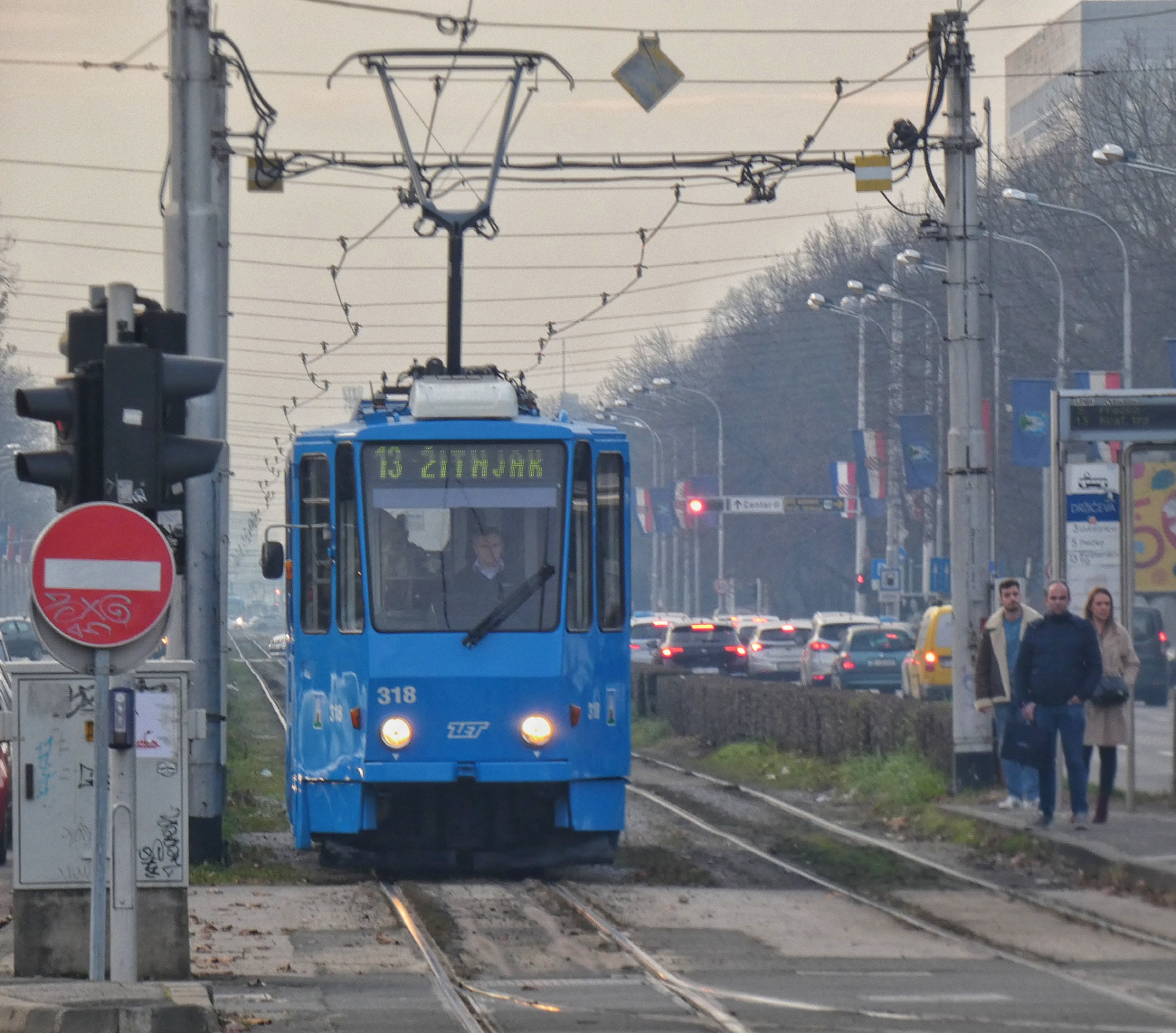 Загреб, Tatra KT4YU № 318