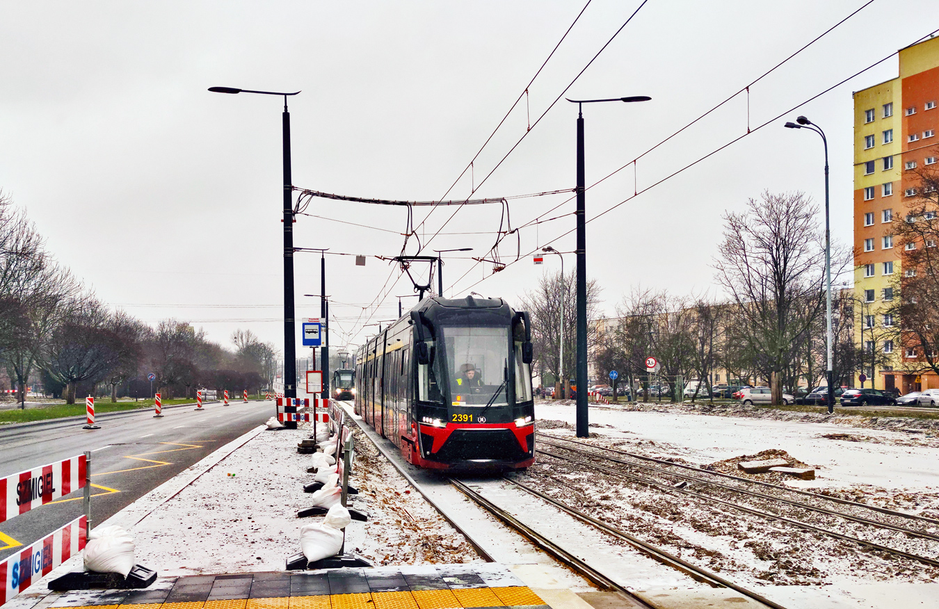 Лодзь, Modertrans Moderus Gamma LF 06 AC № 2391 Лодзь, Modertrans Moderus Gamma LF 06 AC № 2391