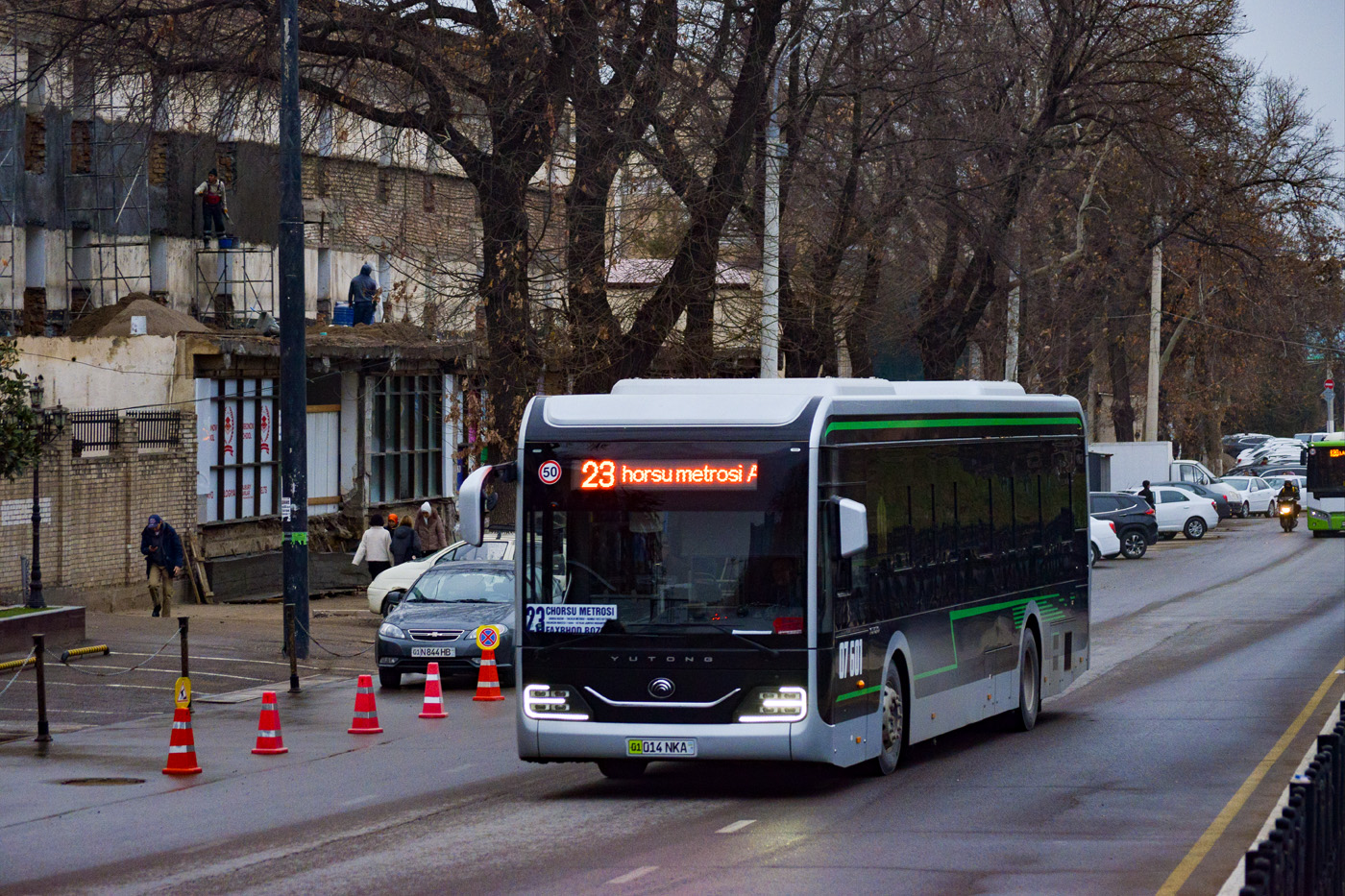 Ташкент, Yutong ZK6126BEVG № 07601