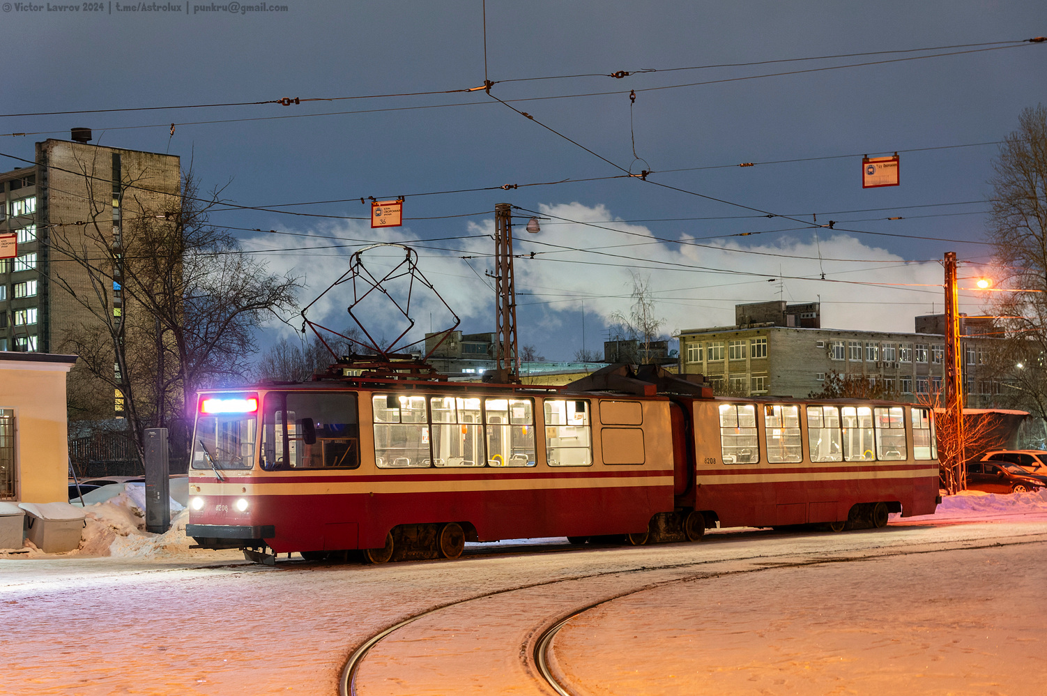 Санкт-Петербург, ЛВС-86К № 8208 Санкт-Петербург, ЛВС-86К № 8208