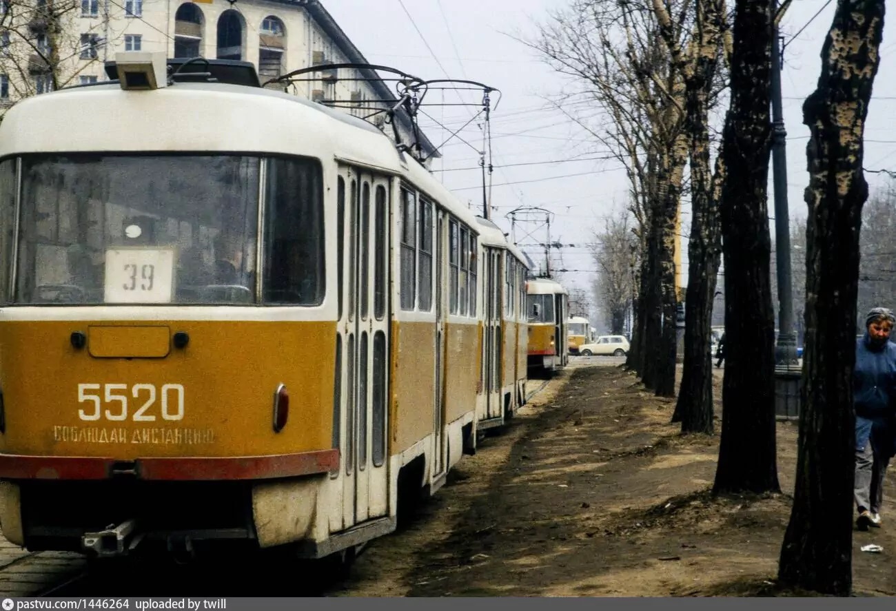 Москва, Tatra T3SU № 5520