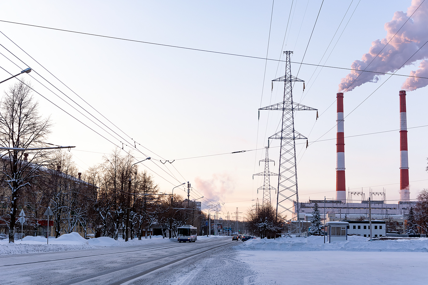 Уфа — Троллейбусная сеть — север Уфа — Троллейбусная сеть — север