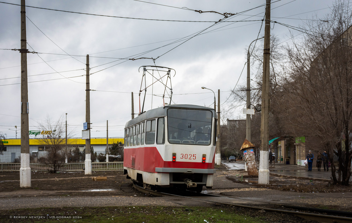Волгоград, Tatra T3SU мод. ВЗСМ № 3025