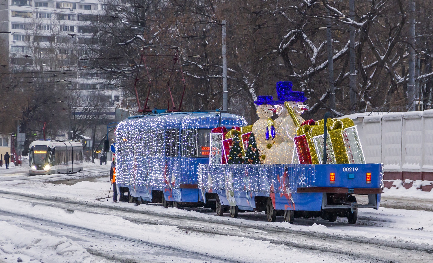 Москва, Tatra T3SU № 00219