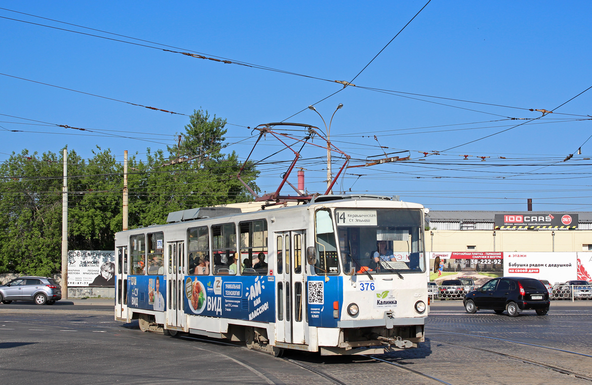 Yekaterinburg, Tatra T6B5SU # 376
