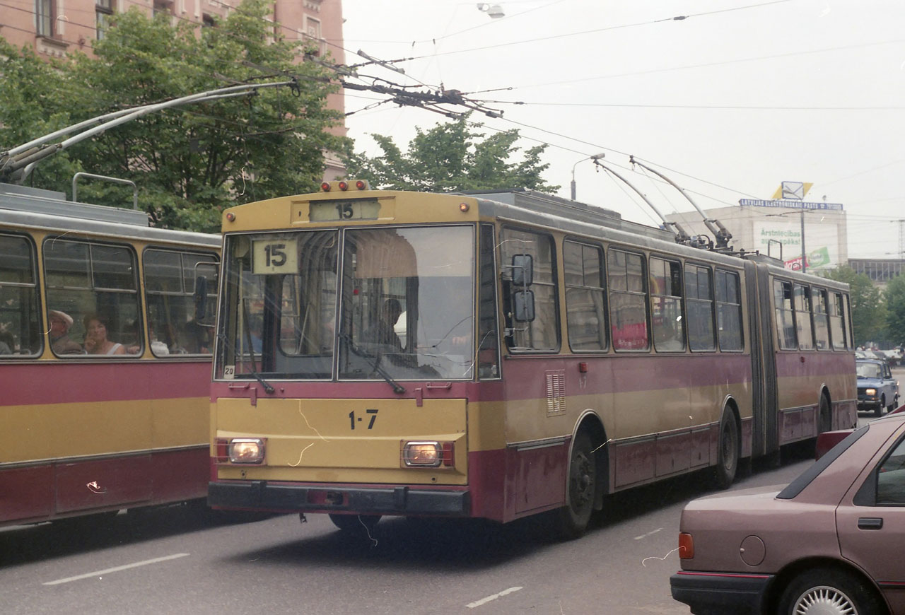 Рига, Škoda 15Tr02/6 № 1-7