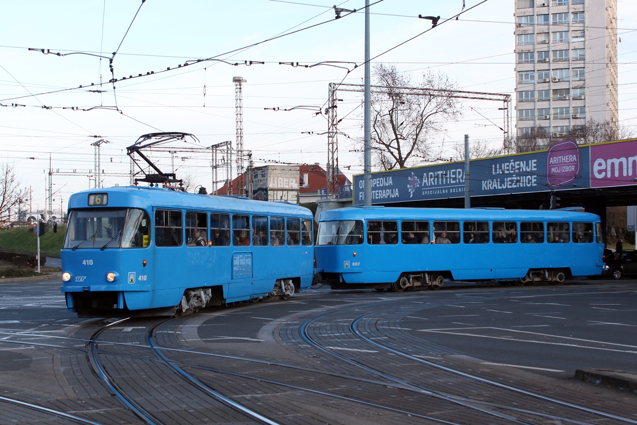 Загреб, Tatra T4YU № 410