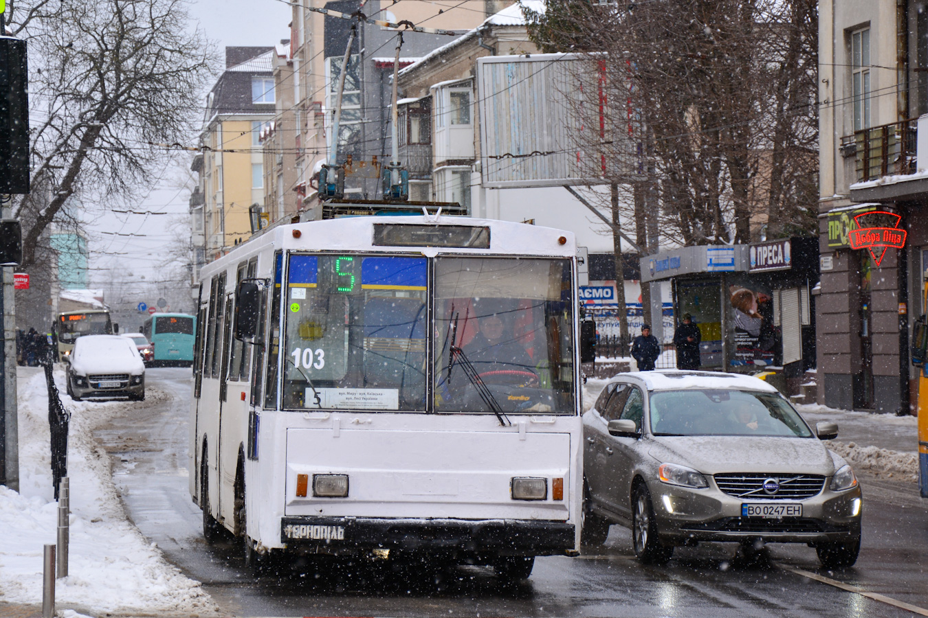 Тернополь, Škoda 14Tr02/6 № 103 Тернополь, Škoda 14Tr02/6 № 103
