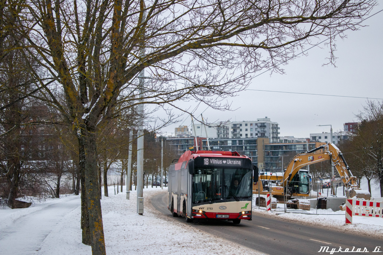 Вильнюс, Solaris Trollino IV 12 Škoda № 2753