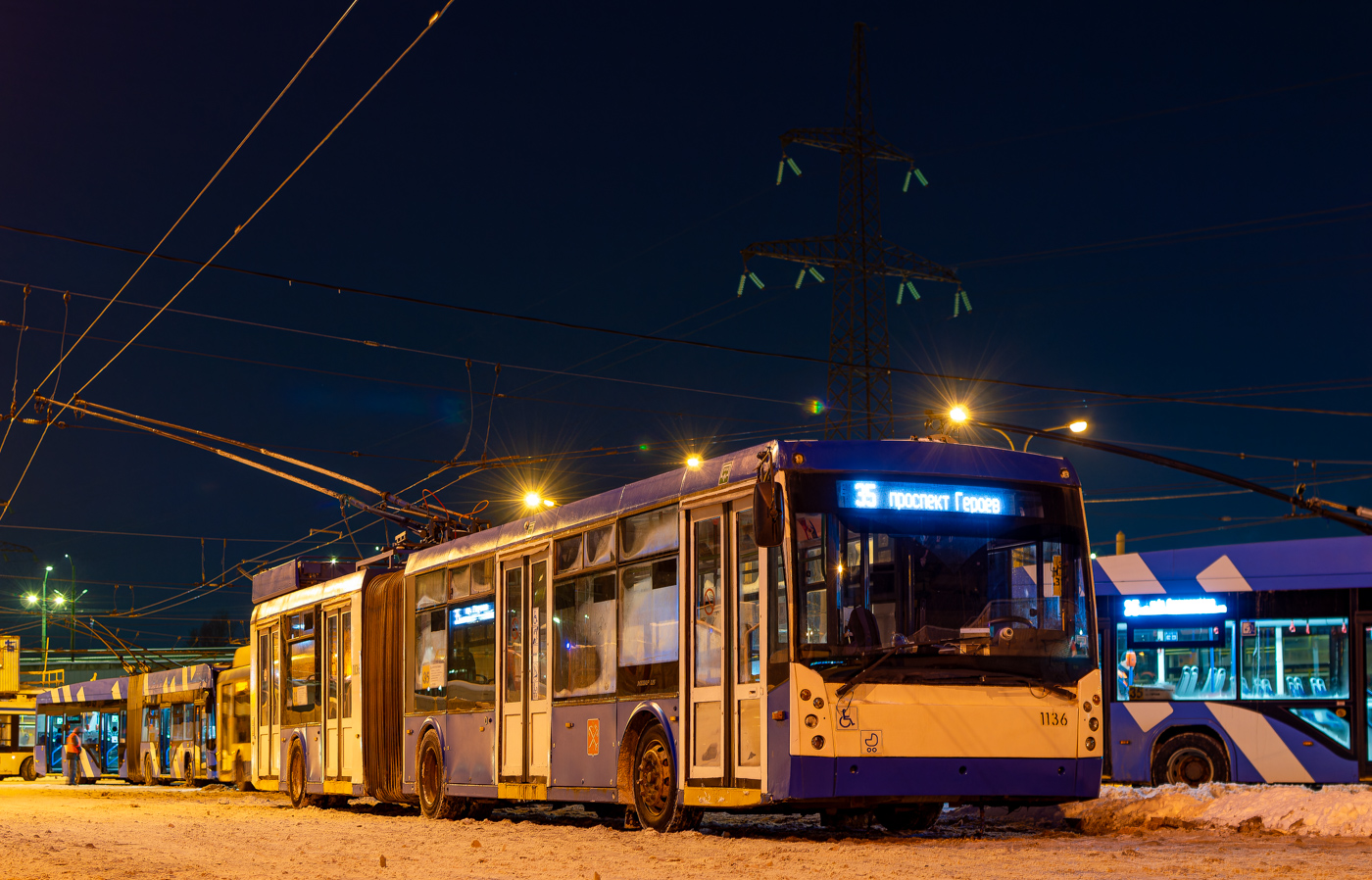 Санкт-Петербург, Тролза-6206.01 «Мегаполис» № 1136