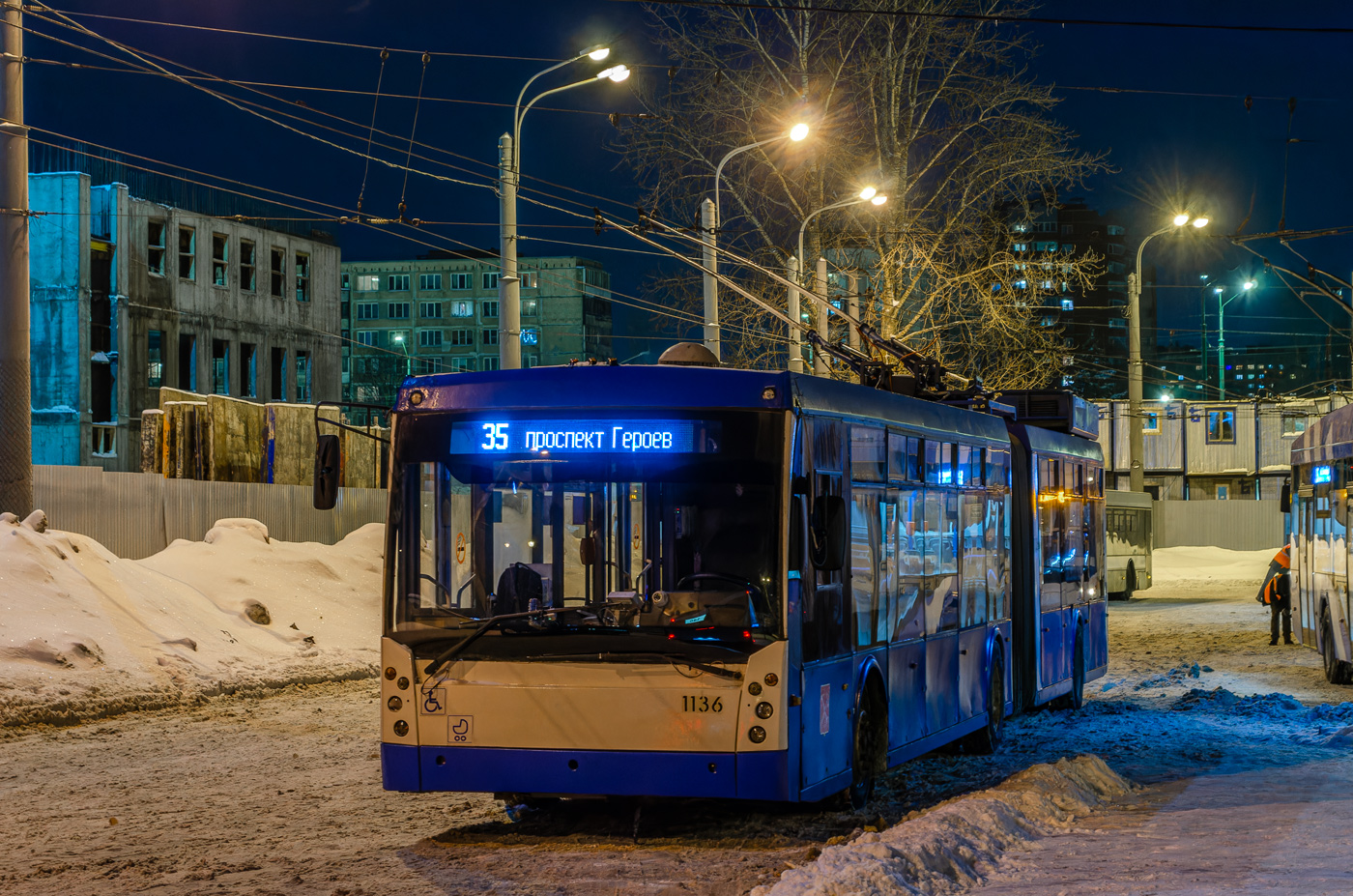 Санкт-Петербург, Тролза-6206.01 «Мегаполис» № 1136
