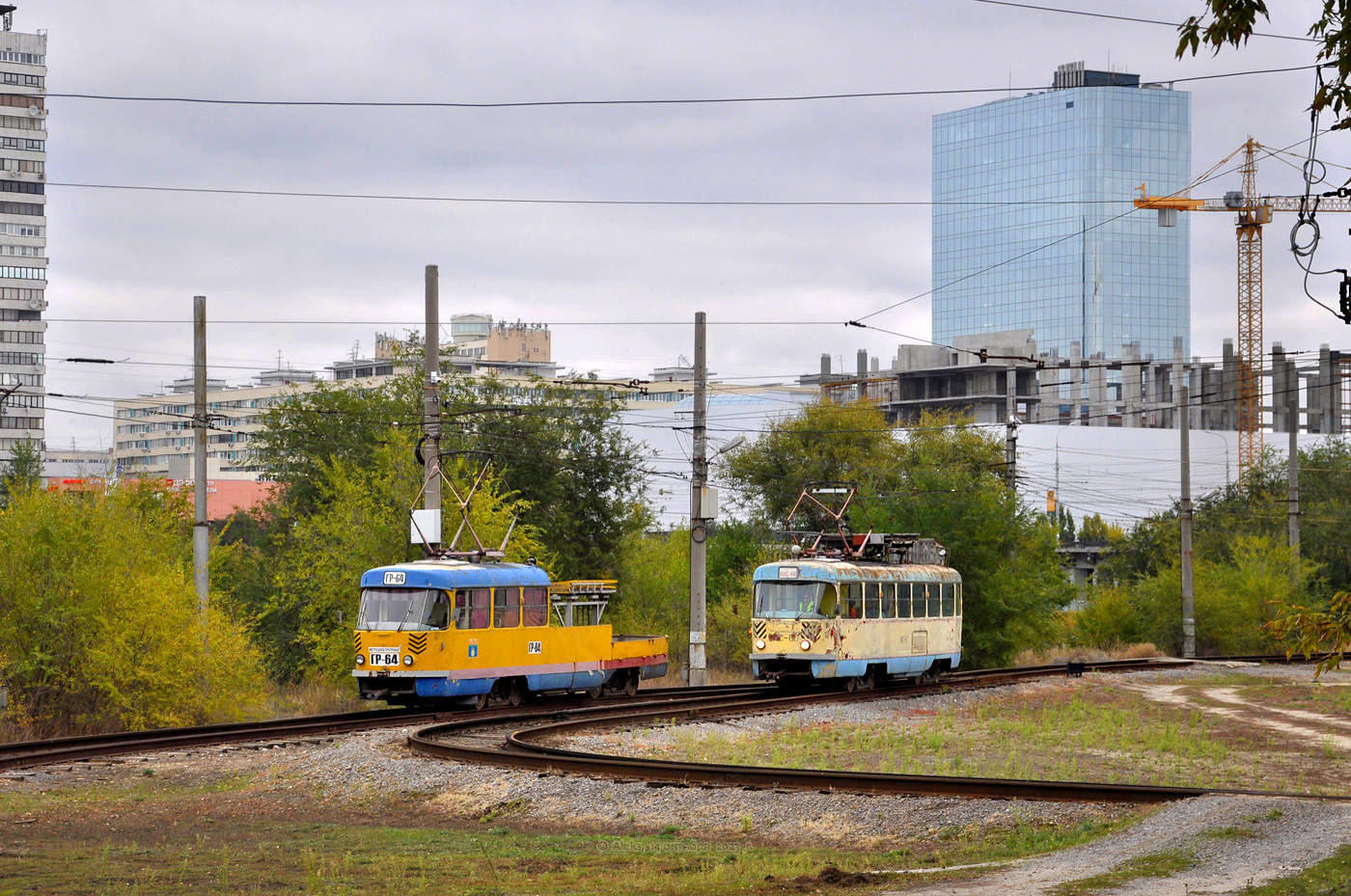 Волгоград, Tatra T3SU (двухдверная) № 64; Волгоград, Tatra T3SU (двухдверная) № 60