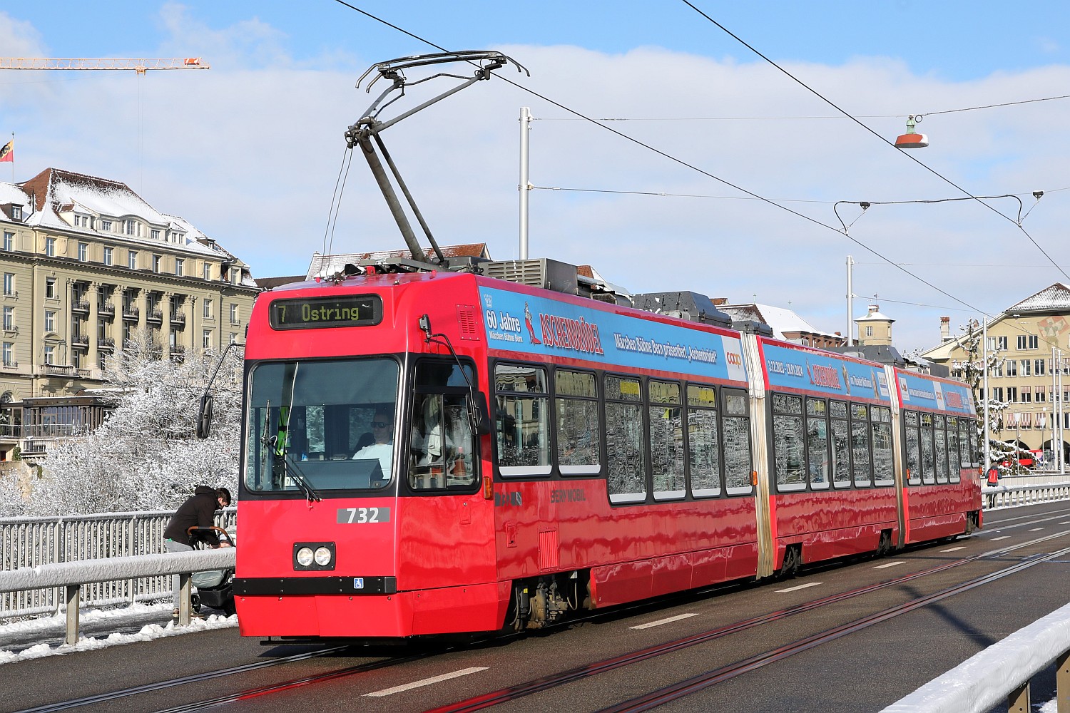 Берн, ACMV/ABB/Duewag Be 4/8 № 732