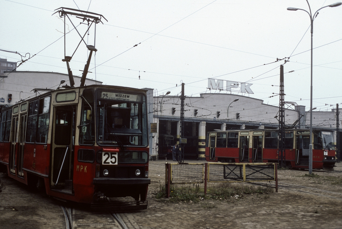 Лодзь, Konstal 805N № 455; Лодзь — Старые фотографии Лодзь, Konstal 805N № 455; Лодзь — Старые фотографии