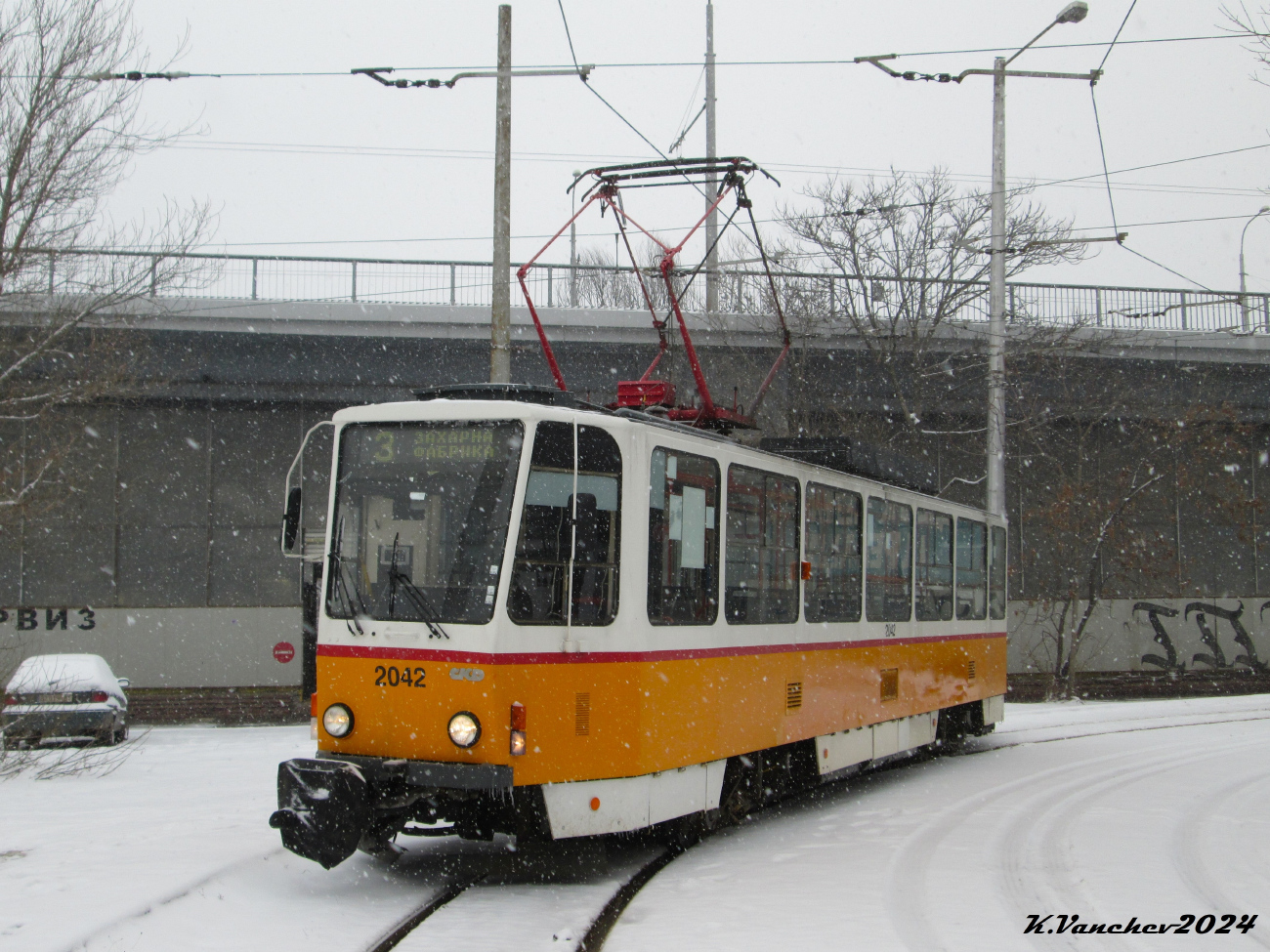 София, Tatra T6A2SF № 2042