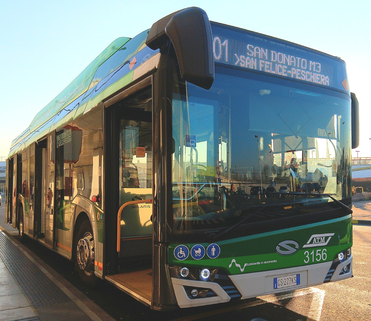 Милан, Solaris Urbino IV 12 Electric № 3156