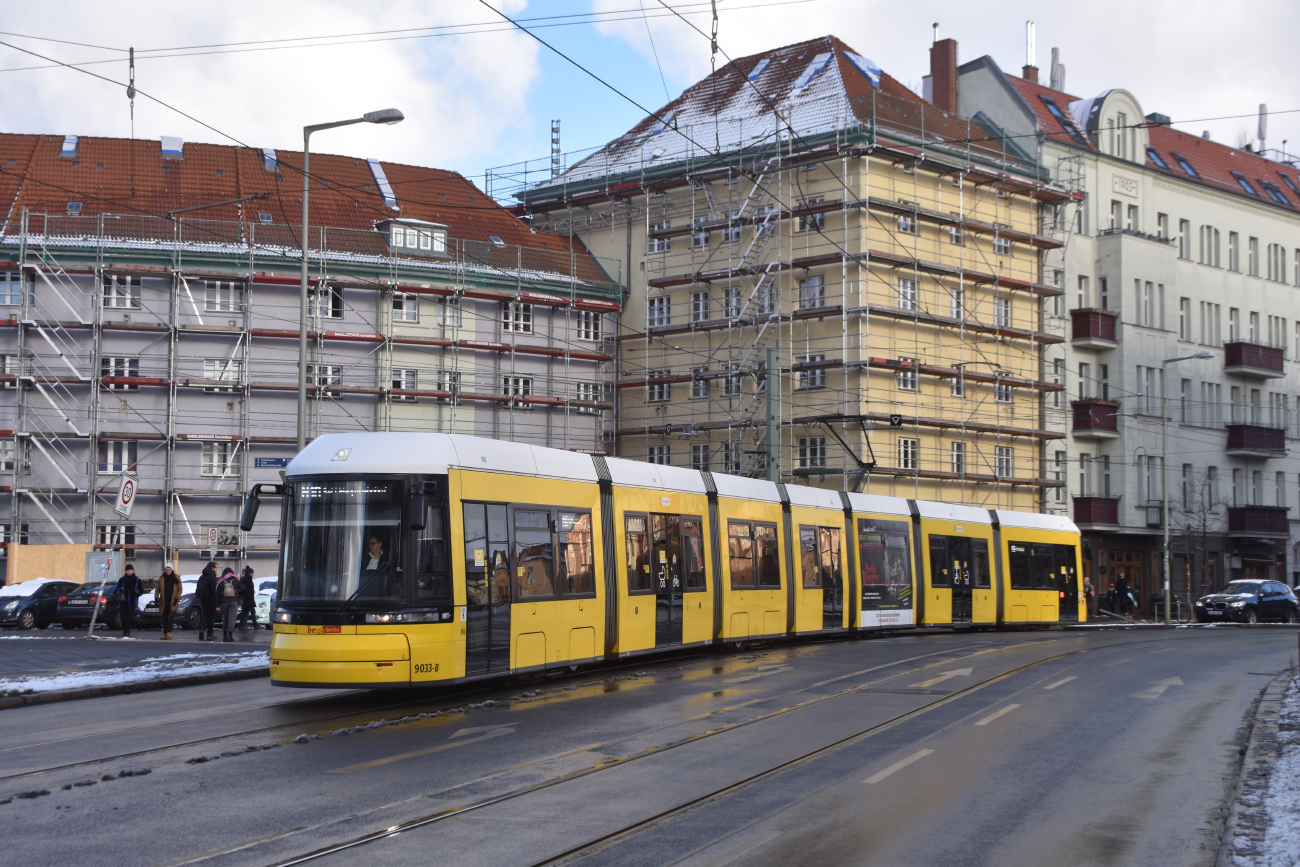 Берлин, Bombardier Flexity Berlin (GT8-08ZR/F8Z) № 9033