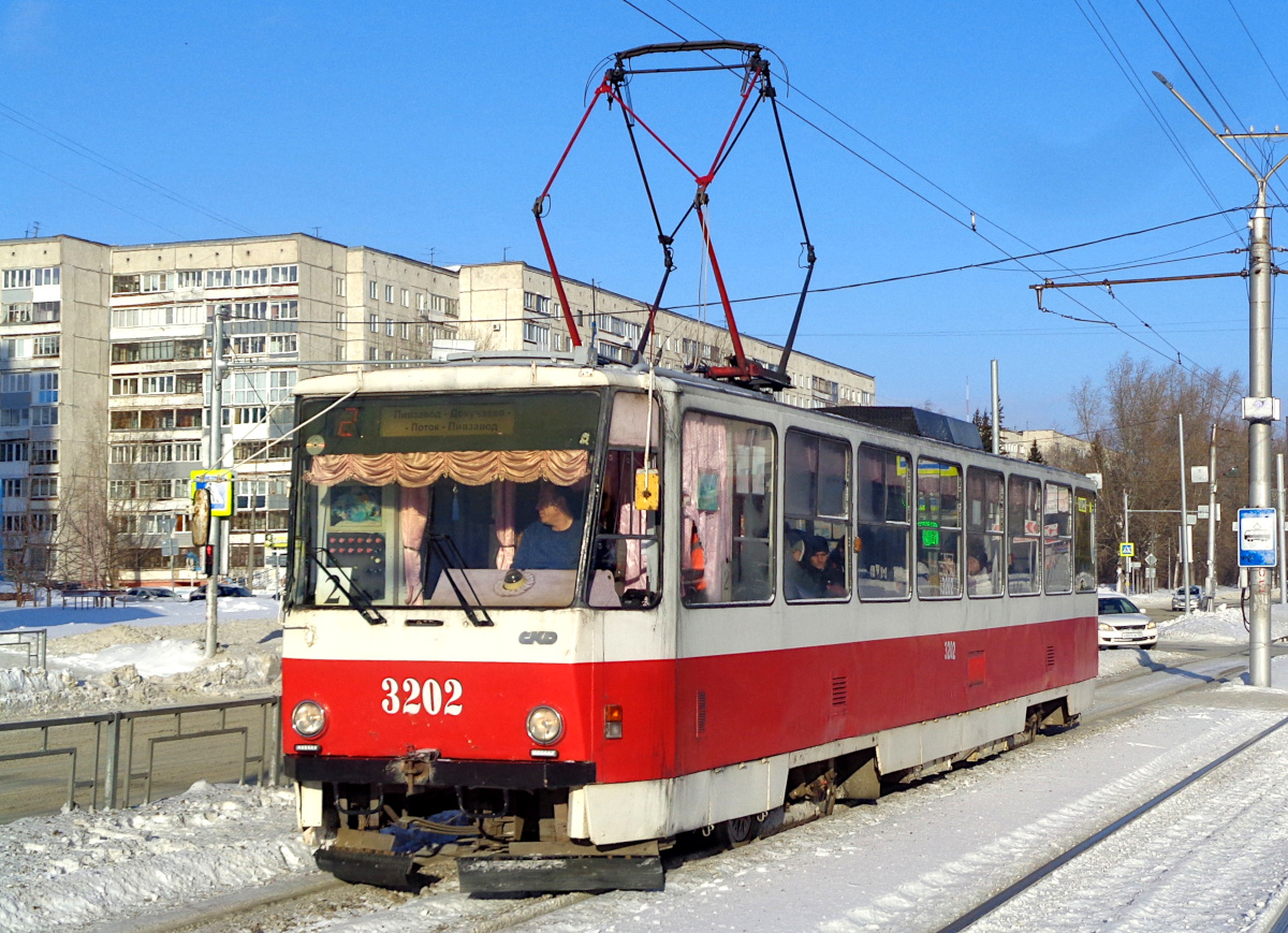 Barnaul, Tatra T6B5SU № 3202