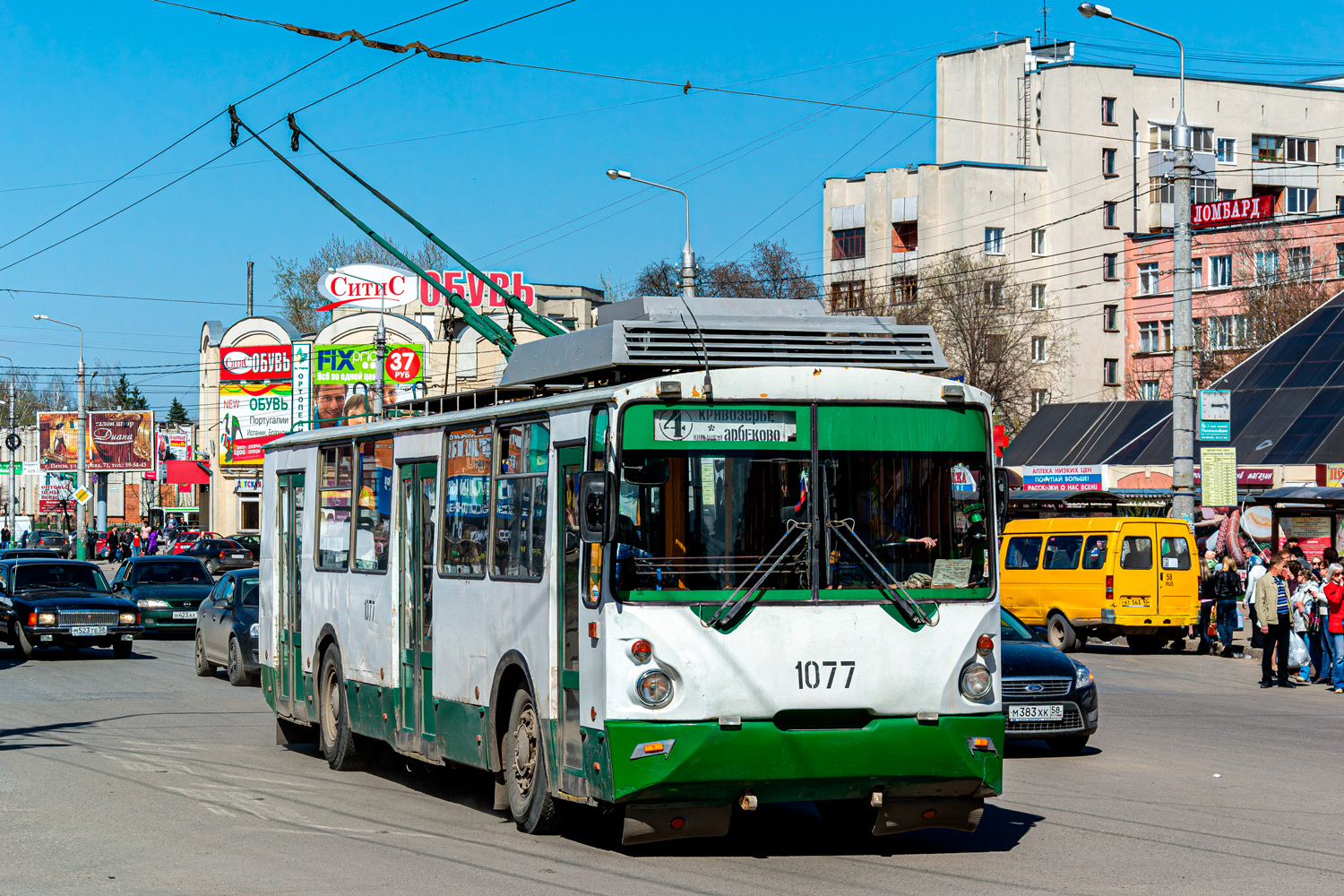Пенза, ВЗТМ-5284 № 1077