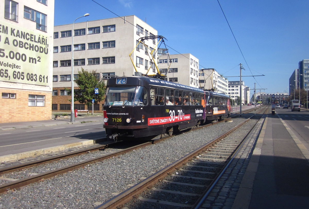 Прага, Tatra T3SUCS № 7126