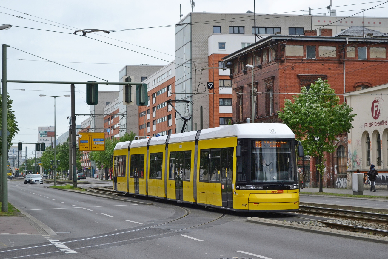 Берлин, Bombardier Flexity Berlin (GT6-08ZR/F6Z) № 4031