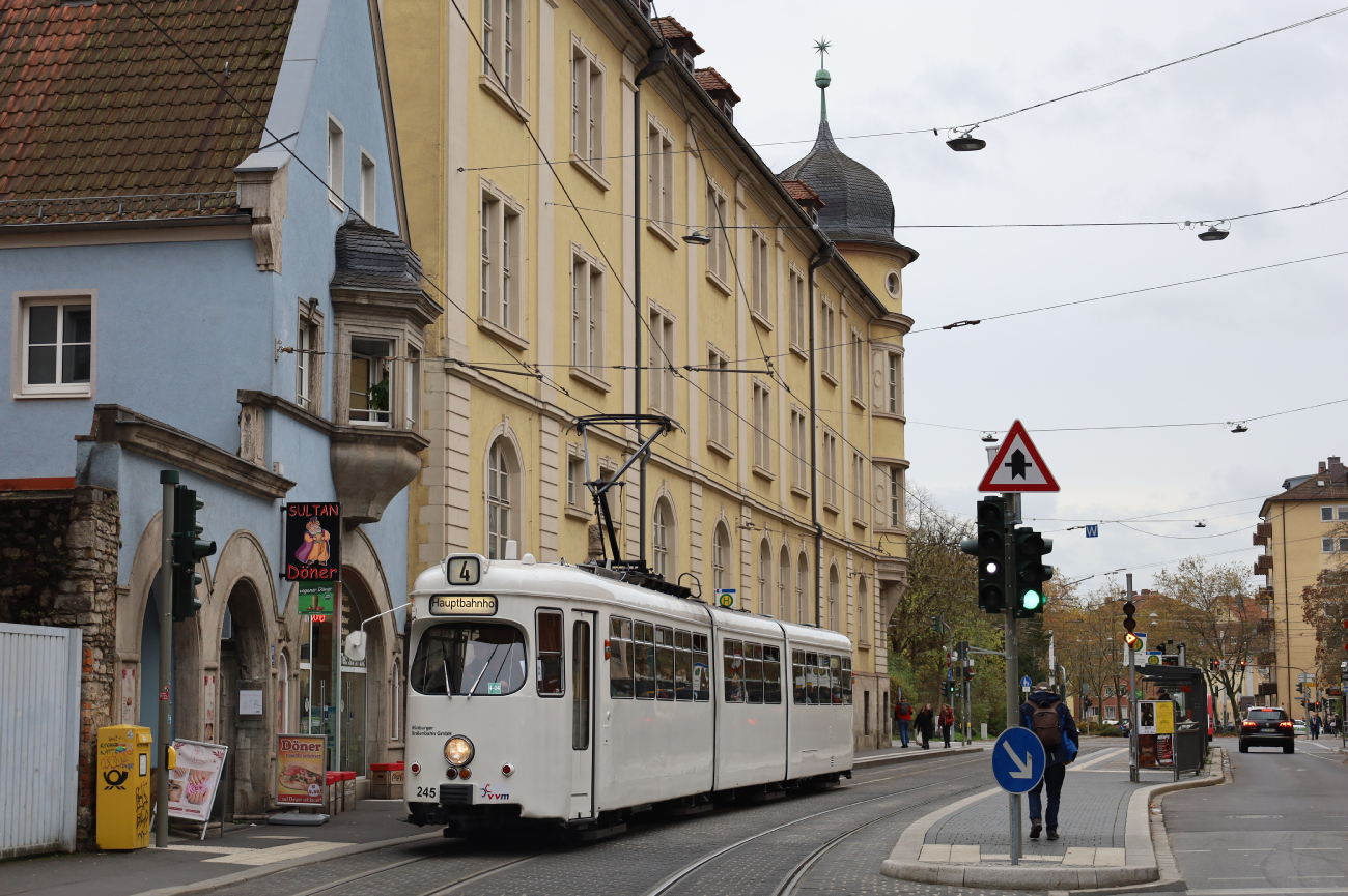 Würzburg, Duewag GT8 № 245
